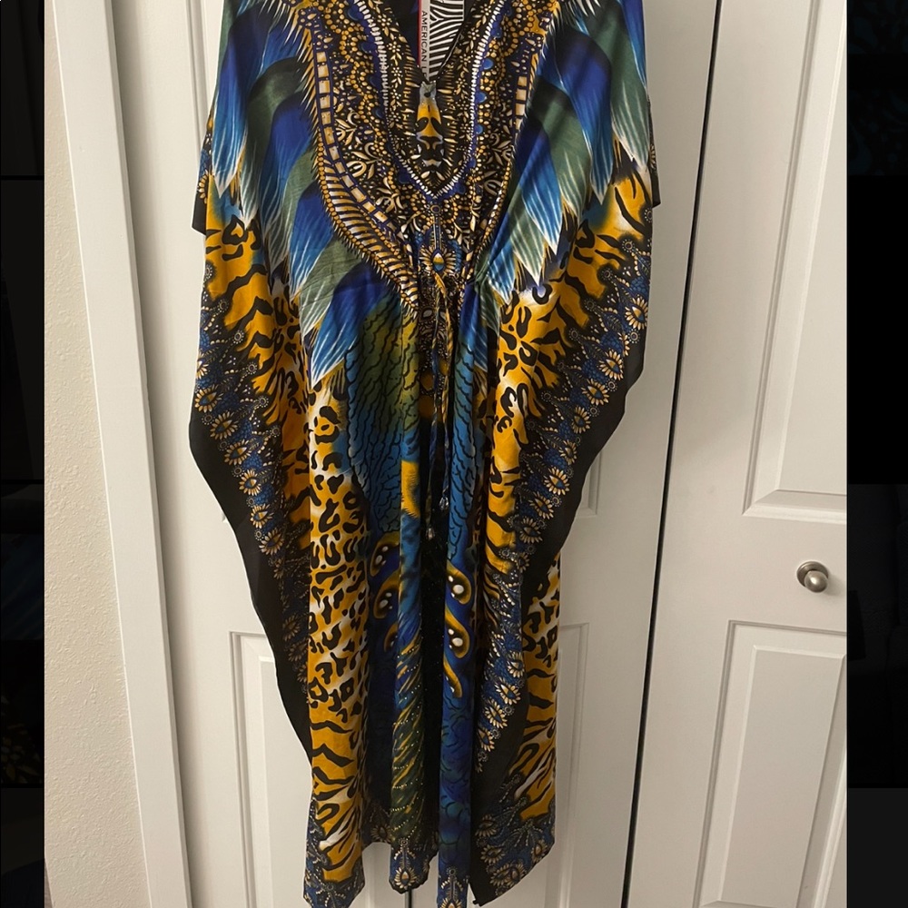 Blue kaftan